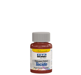 TINTA TECIDO 37ML VERMELHO TELHA C/12